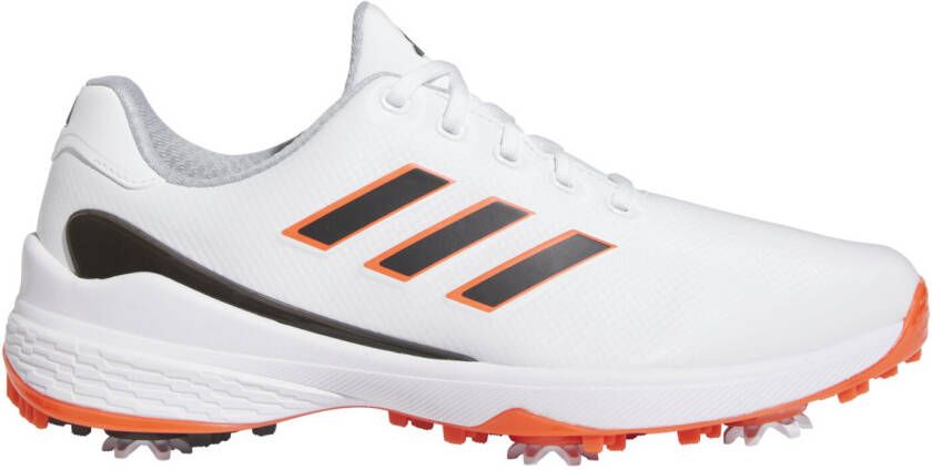 Adidas Heren ZG23 Golfschoen Spikes Cloud White Black Solar Red Maat : 42 2 3 - Foto 3