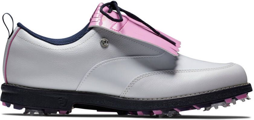 Chaussures De Golf Footjoy Premiere - Blanc, Taille 10W (Large) - Modèle 53908 - Homme