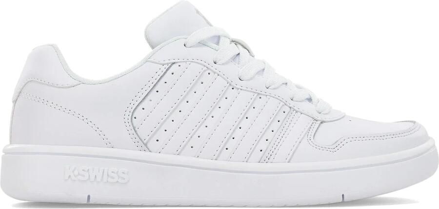 K-Swiss Court Palisander sneakers wit lichtgrijs