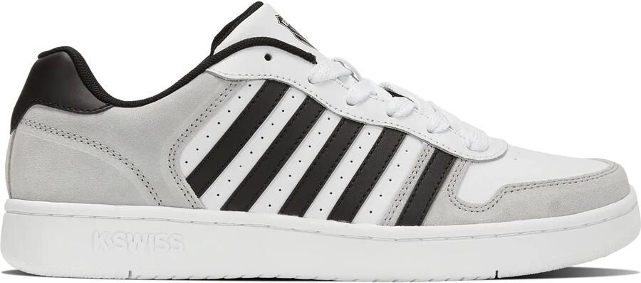 K-Swiss Court Palisades sneakers wit grijs zwart