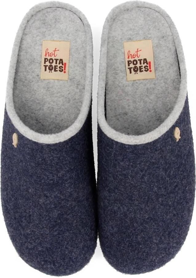 Hot Potatoes Pantoffels Labinsk 60742_06 Blauw