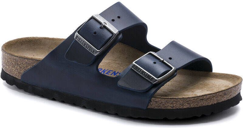 Birkenstock Arizona blauw geolied leer zacht voetbed regular sandalen uni (1013643) - Foto 6