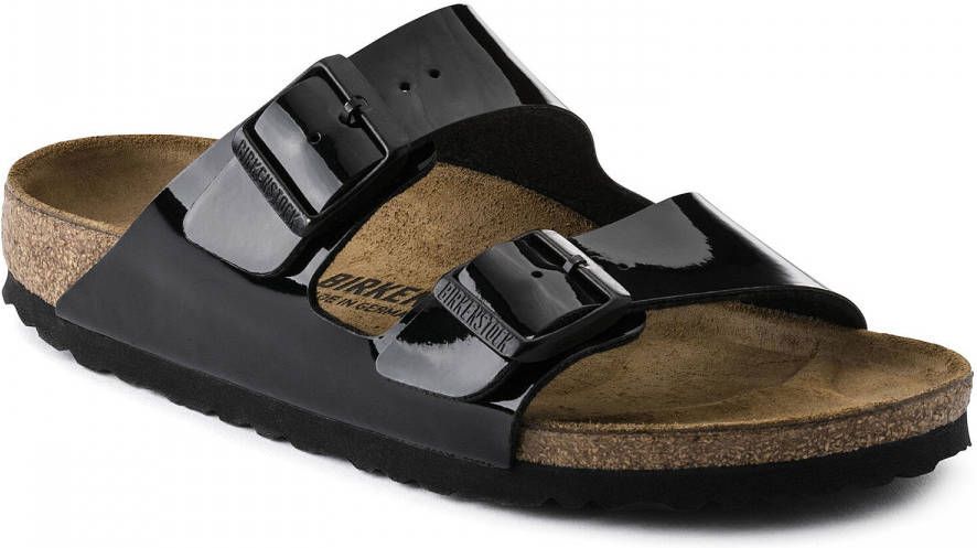 Birkenstock Arizona Zwart Patent Smal Voetbed