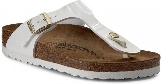 Birkenstock Gizeh Wit Patent Normaal Voetbed