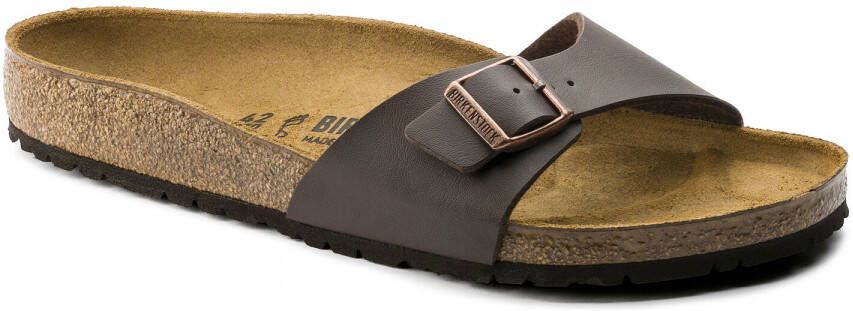 Birkenstock Madrid Slippers Dark Brown Regular fit | Bruin | Imitatieleer - Foto 8