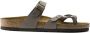 Birkenstock Groene zomersliders Stijlvol en comfortabel Green Dames - Thumbnail 7