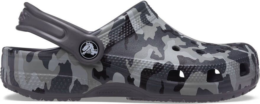 Crocs Classic Camo Clog Zwart Grijs