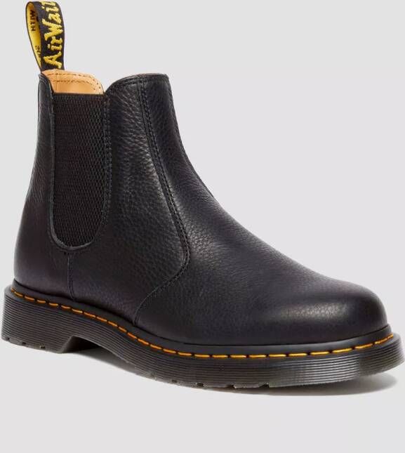 Dr. Martens Zwarte leren enkellaarzen met elastische sluiting Black Heren - Foto 17