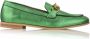 DWRS LABEL DWRS HAVANA chain Metallic Green Loafer - Thumbnail 2