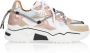 DWRS LABEL DWRS Jupiter denim rose jeans sneakers Leer Dames - Thumbnail 3