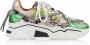 Dwrs JUPITER leopard Sand Green Dames Sneaker J5554 - Thumbnail 2