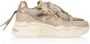 DWRS LABEL DWRS Jupiter | taupe stone Taupe Leer Lage sneakers Dames - Thumbnail 3
