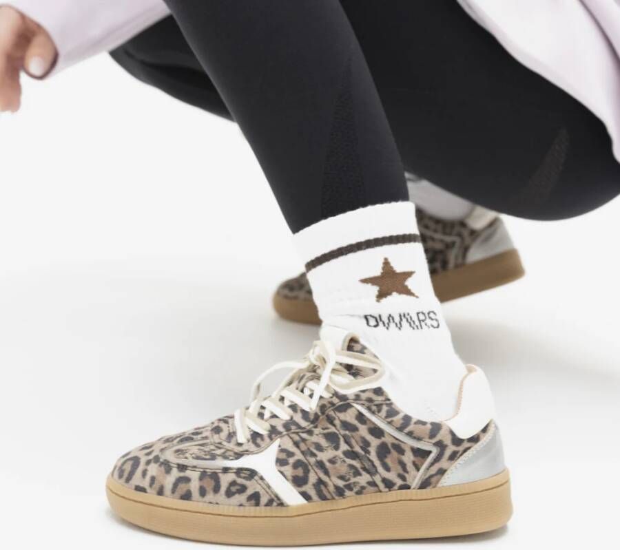 DWRS label Mirabel leopard 1564 beige multi bruin