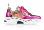 DWRS LABEL DWRS Pluto | multi | white multi Wit Leer Lage sneakers Dames - Thumbnail 6