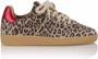 DWRS LABEL DWRS POONA damessneakers panterprint Beige Suede Lage sneakers Dames - Thumbnail 2