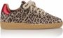 DWRS LABEL DWRS POONA damessneakers panterprint Beige Suede Lage sneakers Dames - Thumbnail 2