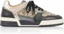 DWRS LABEL DWRS RUGBY tweed Black Stone Dames Sneaker J6523 - Thumbnail 4