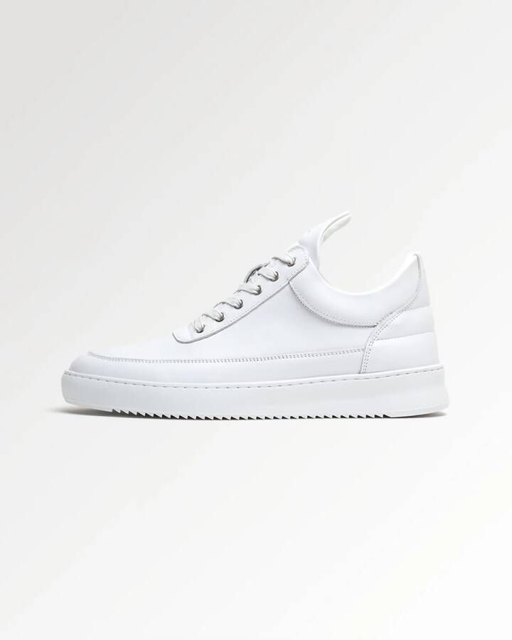 FILLING PIECES Lage Sneakers Heren Low Top Ripple Nappa Maat: 40 Materiaal: Leer Kleur: Wit - Foto 4