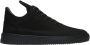 Filling Pieces Low Top Ripple Nubuck All Black Sneaker - Thumbnail 2