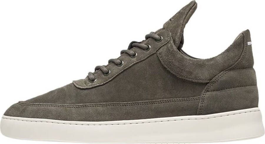 Filling Pieces Low Top Suede Organic Green Heren Sneakers - Foto 4