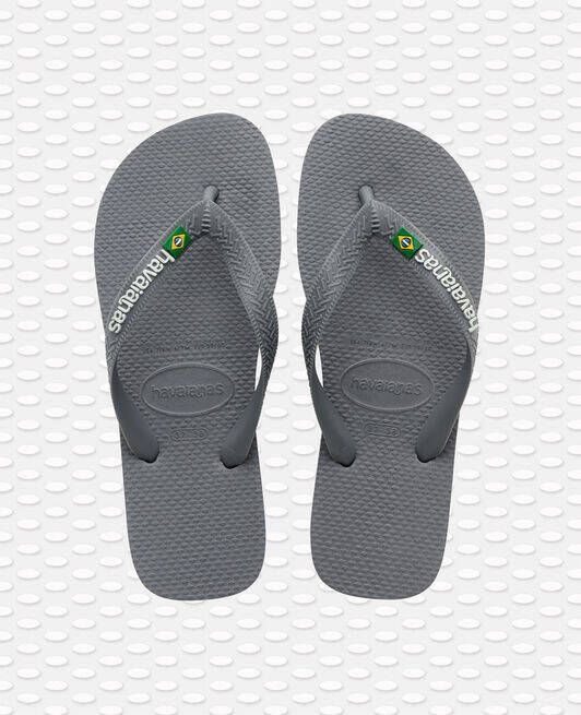 HAVAIANAS Teenslippers Brasil Logo Maat: 35 36 Materiaal: Rubber Kleur: Grijs - Foto 8