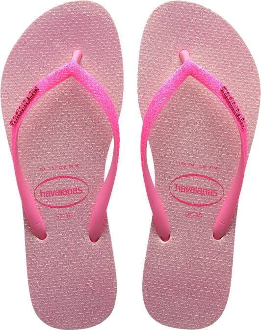 Havaianas Slim Glitter Iridescent Pink