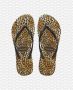 Havaianas Slim Leopard teenslippers met panterprint Zwart Meisjes Rubber 29-30 - Thumbnail 7