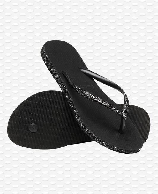 Havaianas Slim Sparkle Zwart