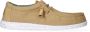 HEYDUDE Wally Washed Canvas Heren Schoenen Bruin Maat: 37 Canvas Foot Locker - Thumbnail 1