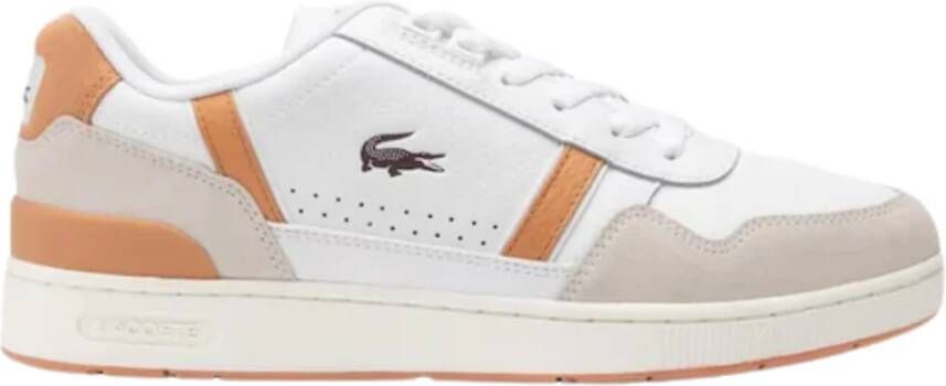 Lacoste T-clip Sneakers Schoenen wht lt brw maat: 42.5 beschikbare maaten:41 42.5 43 44.5 45 46 - Foto 5