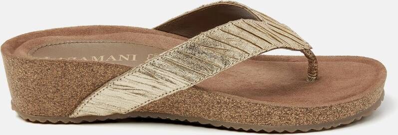 Lazamani 75.819 Teenslippers Dames Goud