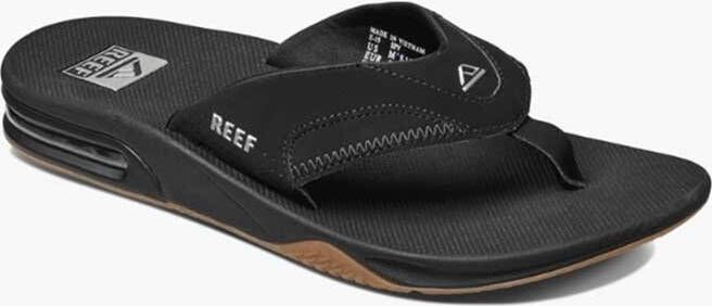 Reef Fanning Slipper Zwart - Foto 2