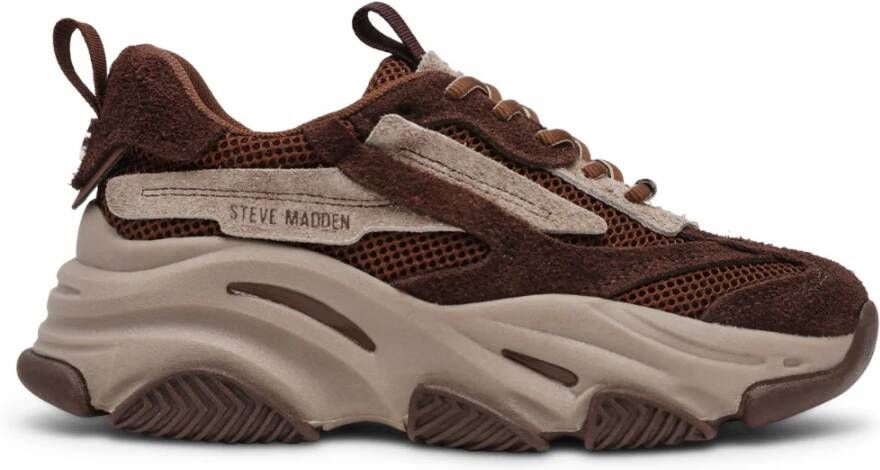 Steve Madden Sneakers van leermix met logoprint model 'Possession' - Foto 2