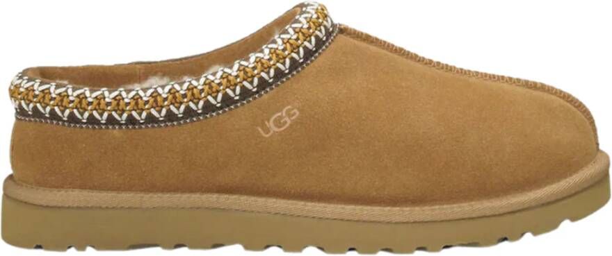 UGG Pantoffels Dames Sloffen Instappers Suède Harde zool Dichte hiel 5955 Zwart - Foto 18