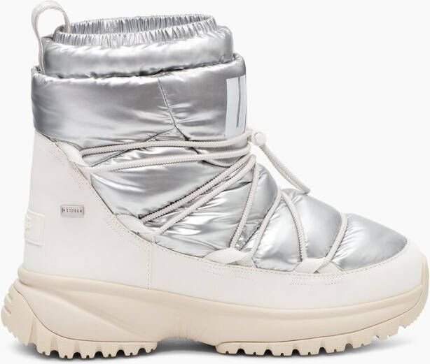 UGG Snowboots Dames Yose Puffer Mid Metallic Maat: 36 Materiaal: Textiel Kleur: Zilver - Foto 5