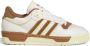 Adidas Lage Leren Sneaker met Iconische Strepen White Heren - Thumbnail 3