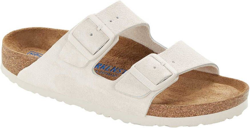 Birkenstock Arizona Sfb Vl Modern Suede Antique White