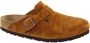 Birkenstock Boston SFB Mink narrow Veloursleder Suede Dames Pantoffels Mink - Thumbnail 7