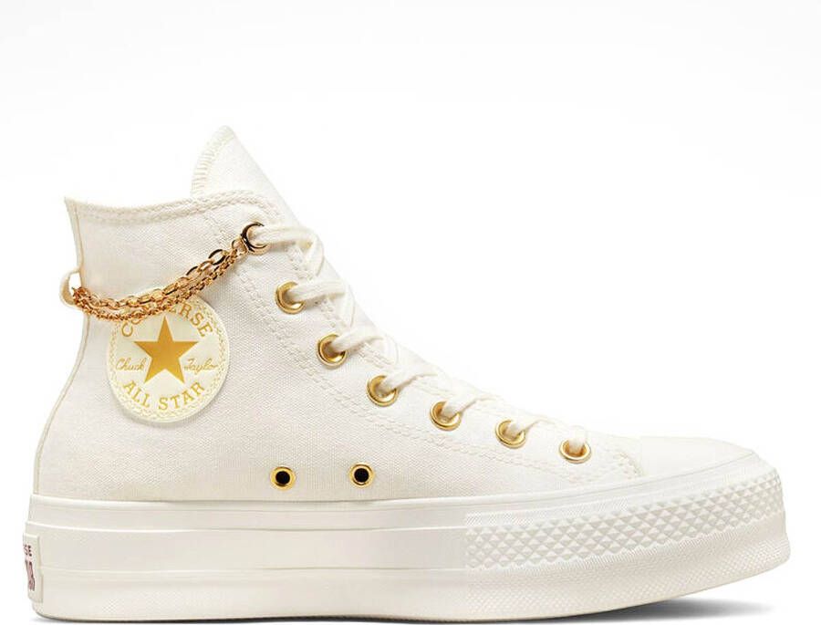 Converse Chuck Taylor All Star Lift Egret Thriftshop Yellow - Foto 5