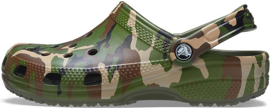 Crocs Classic Printed Camo Clog Army Green Multi