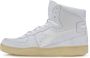Diadora Heritage mi basket used sneakers wit c0657 white white leer 43 5(9+ ) - Thumbnail 5