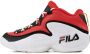 Fila Grant Hill 3 Mid White navy red - Thumbnail 1