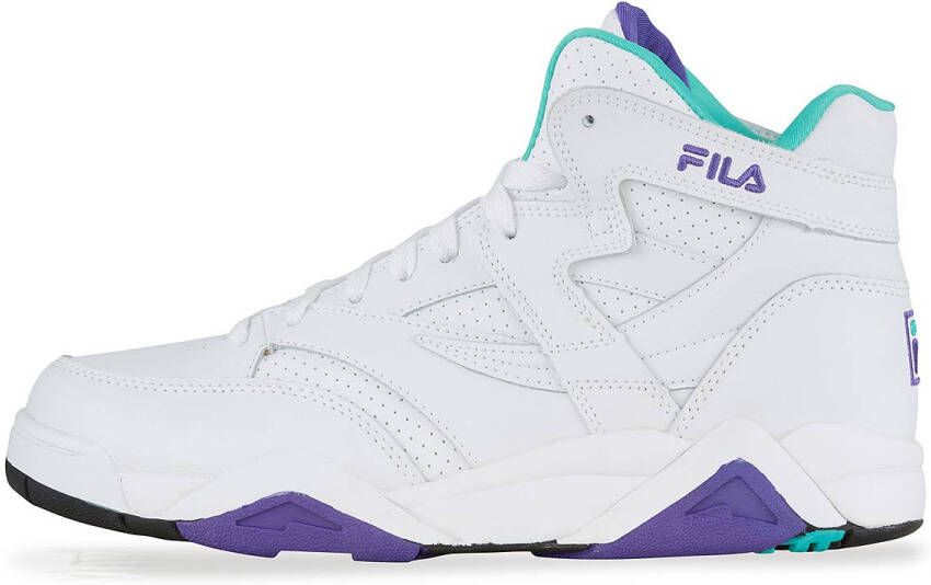 Fila Sportieve Hoge Sneakers met Contrastdetails White Dames - Foto 4