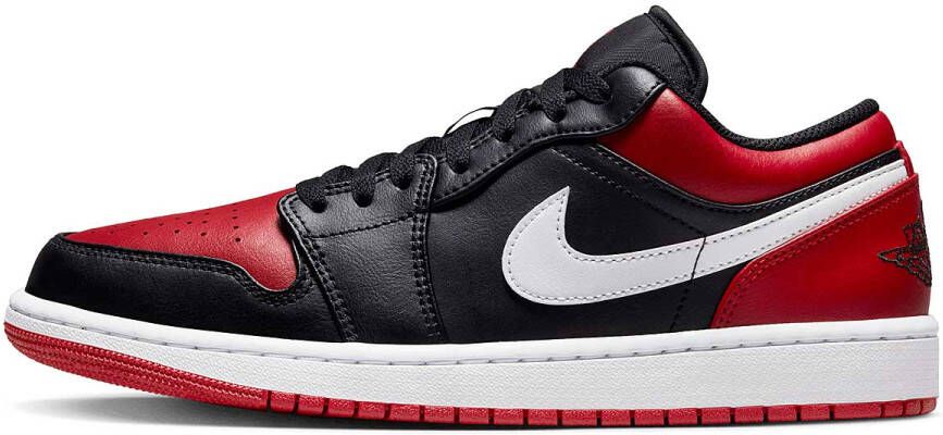 Jordan Air 1 Low Basketball Schoenen black gym red white maat: 43 beschikbare maaten:42.5 43 44.5 45 - Foto 4