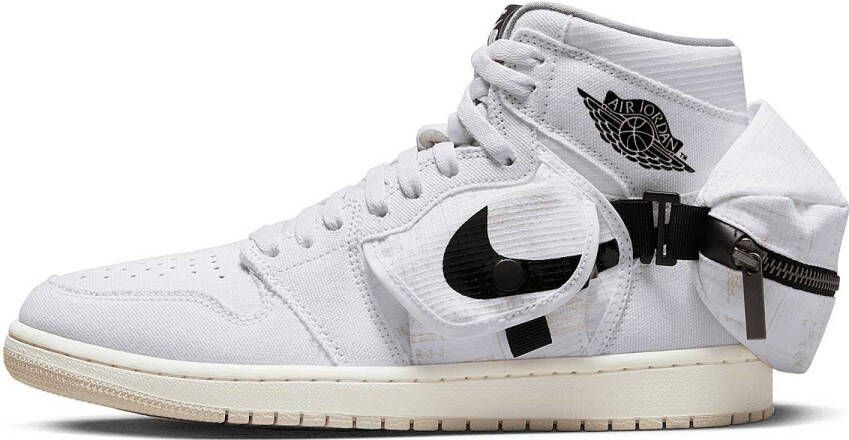 Jordan Air 1 Utility White Black Sail Schoenmaat 49 1 2 Sneakers DO8727 100 - Foto 7