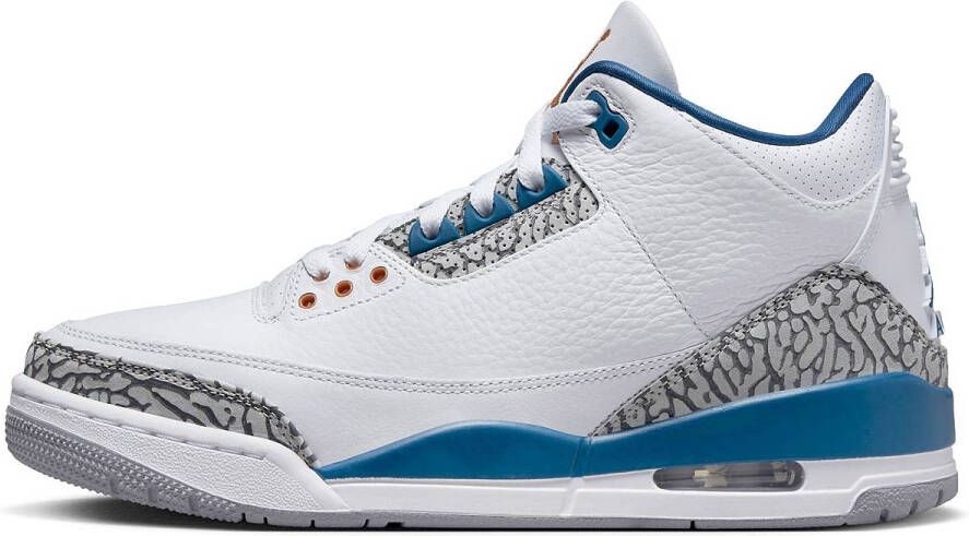 Jordan Air 3 Retro Wizards White Metallic Copper-True Blue - Foto 3