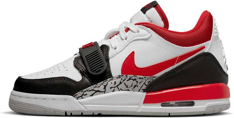 Jordan Legacy 312 Low (gs) Basketball Schoenen white fire red black wolf grey maat: 37.5 beschikbare maaten:36.5 37.5 38 39 40 - Foto 2