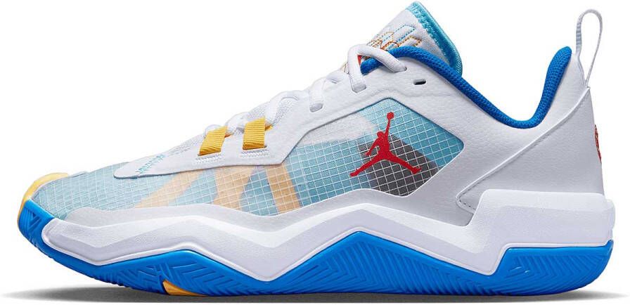 Jordan One Take 4 White Chile Red-Lagoon Pulse-Gold - Foto 4