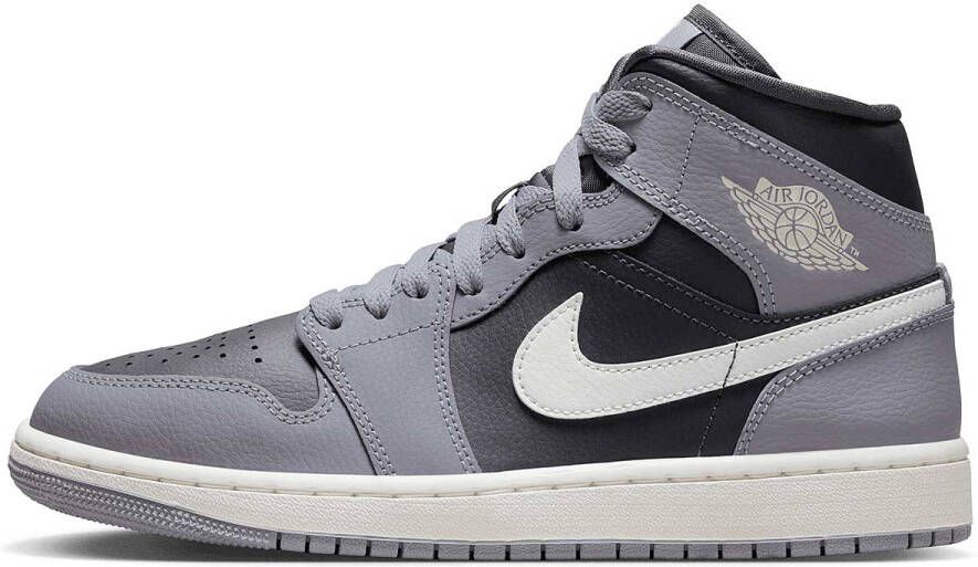 Jordan Wmns Air 1 Mid Cement Grey Sail-Anthracite - Foto 2
