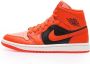 Jordan Wmns Air 1 Mid Se Crimson Bliss Rush Orange Black Sail Schoenmaat 36 1 2 Sneakers DM3381 600 - Thumbnail 4